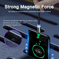 OKZ 2M kabel magnetyczny Micro USB typ C ładowarka do telefonów z systemem Android szybkie ładowanie magnes przewód ładowania dla iPhone 12 11 Pro XS Max 6